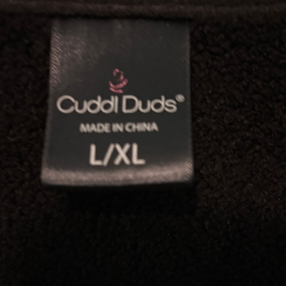 Cuddl Duds Black Plaid Cozy Poncho/Shawl Size L/XL - Picture 2 of 6